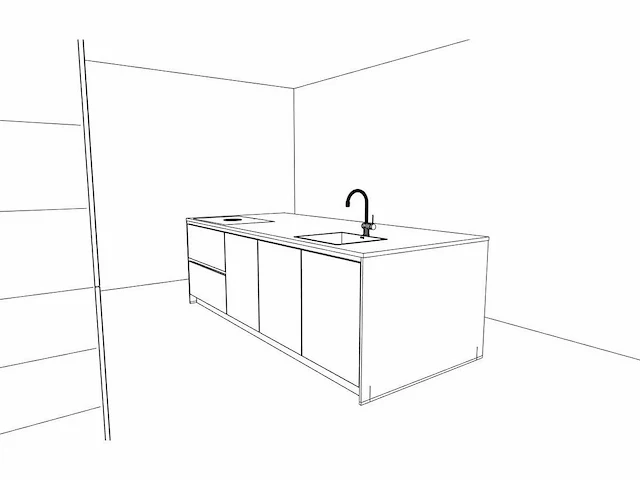 Häcker concept130 - topsoft parelgrijs - eiland keuken opstelling - afbeelding 4 van  27