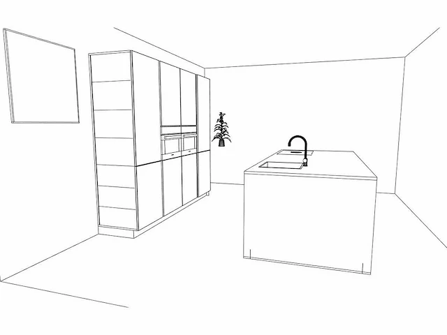 Häcker concept130 - topsoft parelgrijs - eiland keuken opstelling - afbeelding 5 van  27