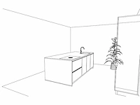 Häcker concept130 - topsoft parelgrijs - eiland keuken opstelling - afbeelding 7 van  27