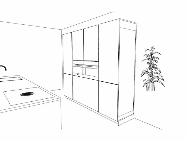 Häcker concept130 - topsoft parelgrijs - eiland keuken opstelling - afbeelding 8 van  27