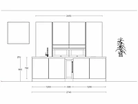 Häcker concept130 - topsoft parelgrijs - eiland keuken opstelling - afbeelding 10 van  27