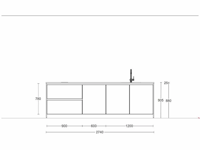 Häcker concept130 - topsoft parelgrijs - eiland keuken opstelling - afbeelding 11 van  27