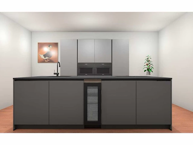 Häcker concept130 - topsoft parelgrijs - eiland keuken opstelling - afbeelding 12 van  27