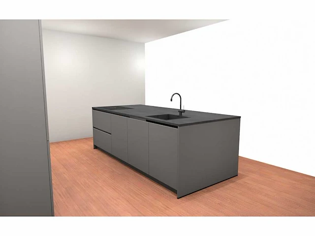 Häcker concept130 - topsoft parelgrijs - eiland keuken opstelling - afbeelding 23 van  27