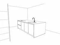 Häcker concept130 - topsoft parelgrijs - eiland keuken opstelling - afbeelding 4 van  27