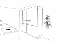 Häcker concept130 - topsoft parelgrijs - eiland keuken opstelling - afbeelding 8 van  27