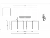 Häcker concept130 - topsoft parelgrijs - eiland keuken opstelling - afbeelding 10 van  27
