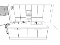 Häcker concept130 - topsoft parelgrijs lak mat - keukenopstelling - afbeelding 2 van  24