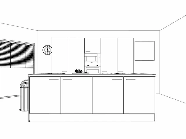 Häcker concept130 - topsoft parelgrijs lak mat - keukenopstelling - afbeelding 3 van  24