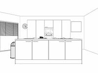 Häcker concept130 - topsoft parelgrijs lak mat - keukenopstelling - afbeelding 3 van  24