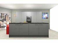 Häcker concept130 - topsoft parelgrijs lak mat - keukenopstelling - afbeelding 12 van  24