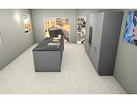 Häcker concept130 - topsoft parelgrijs lak mat - keukenopstelling - afbeelding 23 van  24