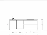 Häcker concept130 - topsoft parelgrijs mat - keukenopstelling - afbeelding 2 van  13