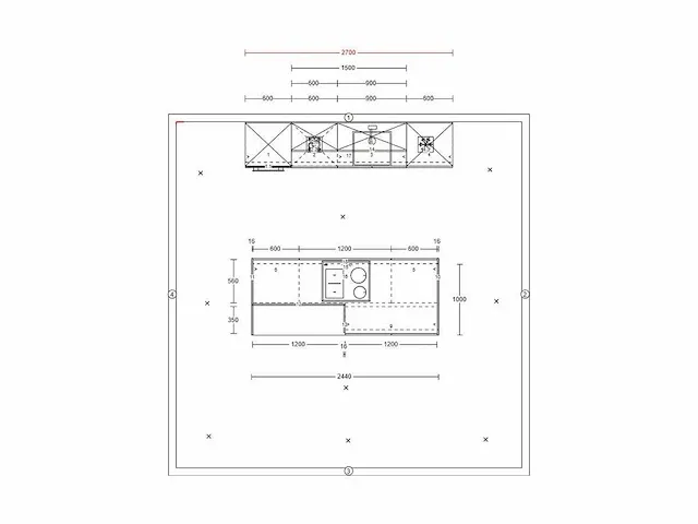 Häcker concept130 - topsoft satijn mat - eiland keuken opstelling - afbeelding 3 van  20