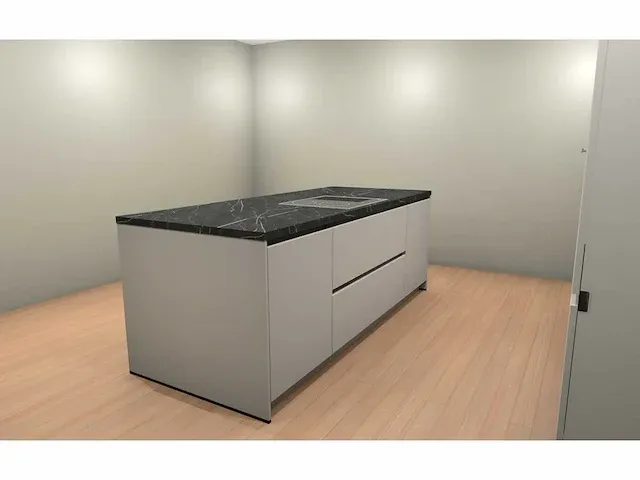 Häcker concept130 - topsoft satijn mat - eiland keuken opstelling - afbeelding 16 van  20