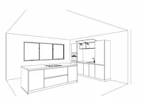 Hacker concept130 - topsoft satijn mat - eiland keuken opstelling - afbeelding 16 van  29