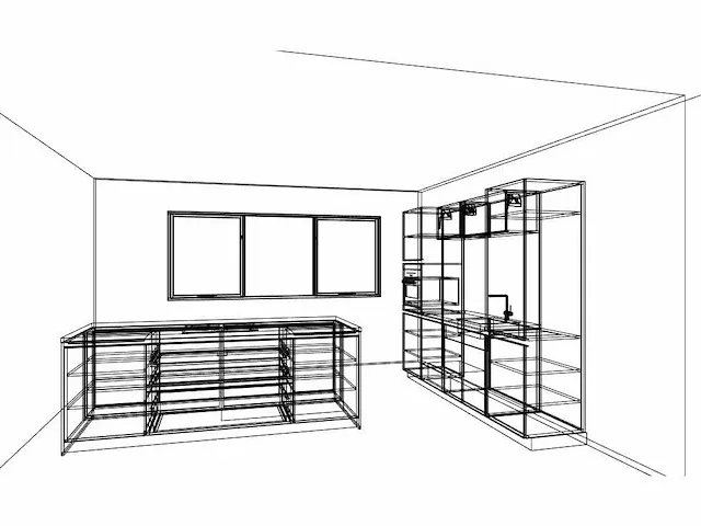 Hacker concept130 - topsoft satijn mat - eiland keuken opstelling - afbeelding 17 van  29