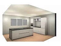 Hacker concept130 - topsoft satijn mat - eiland keuken opstelling - afbeelding 24 van  29