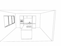 Hacker concept130 - topsoft satijn mat - eiland keuken opstelling - afbeelding 9 van  29