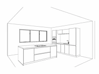 Hacker concept130 - topsoft satijn mat - eiland keuken opstelling - afbeelding 10 van  29