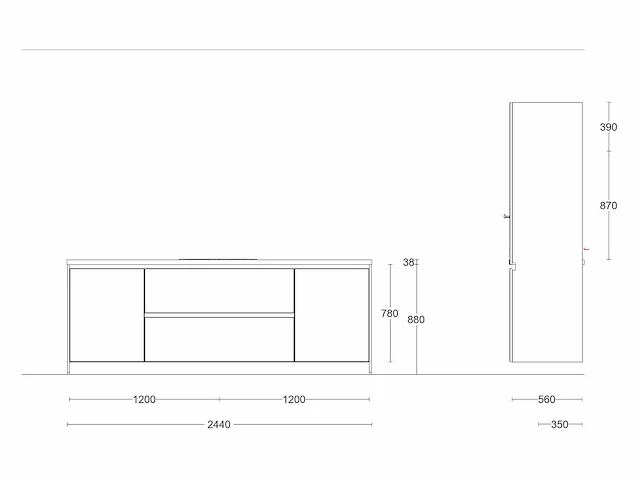 Häcker concept130 - topsoft satijn mat - keukenopstelling - afbeelding 15 van  28