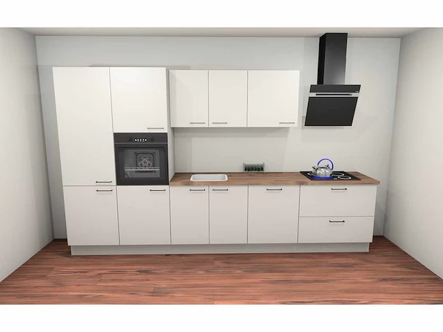 Häcker concept130 - topsoft wit - keuken opstelling - afbeelding 8 van  15