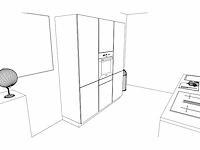Häcker concept130 - topsoft zwart lak mat eiland - afbeelding 8 van  31