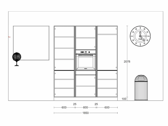 Häcker concept130 - topsoft zwart lak mat eiland - afbeelding 11 van  31