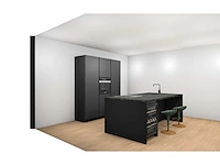 Häcker concept130 - topsoft zwart mat - eiland keuken opstelling - afbeelding 15 van  21