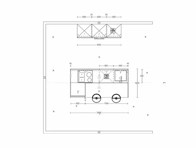 Häcker concept130 - topsoft zwart mat - eiland keuken opstelling - afbeelding 21 van  21