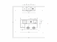 Häcker concept130 - topsoft zwart mat - eiland keuken opstelling - afbeelding 21 van  21
