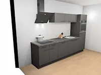 Häcker concept130 - uno grafiet - keukenopstelling - afbeelding 11 van  17