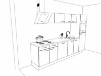 Häcker concept130 - uno grafiet - keukenopstelling - afbeelding 16 van  17