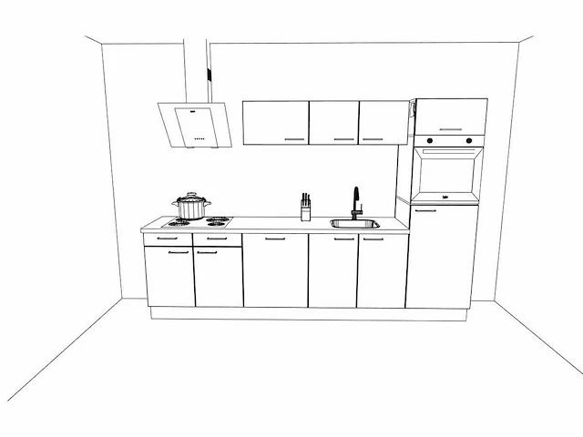 Häcker concept130 - uno grafiet mat - keukenopstelling - afbeelding 16 van  20