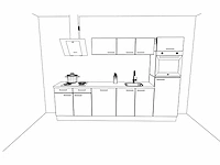 Häcker concept130 - uno grafiet mat - keukenopstelling - afbeelding 16 van  20