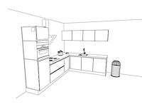 Häcker concept130- topbrillant kashmir glanzend - keuken opstelling - afbeelding 16 van  17