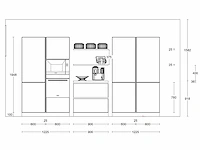 Häcker concept130 bali notenhout topsoft mat lak zwart - keukenopstelling - afbeelding 17 van  38