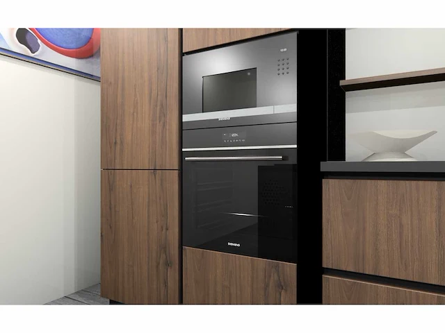 Häcker concept130 bali notenhout topsoft mat lak zwart - keukenopstelling - afbeelding 35 van  38