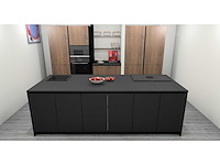 Häcker concept130 bali notenhout topsoft mat lak zwart eiland keuken - afbeelding 12 van  40