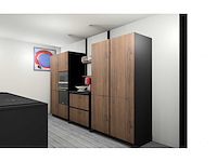 Häcker concept130 bali notenhout topsoft mat lak zwart eiland keuken - afbeelding 34 van  39