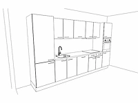 Häcker concept130 scala amarant mat rechte keuken - afbeelding 10 van  30