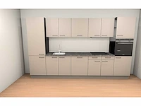 Häcker concept130 scala greige - rechte keuken opstelling - afbeelding 1 van  18