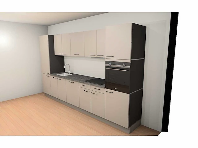 Häcker concept130 scala greige - rechte keuken opstelling - afbeelding 12 van  18