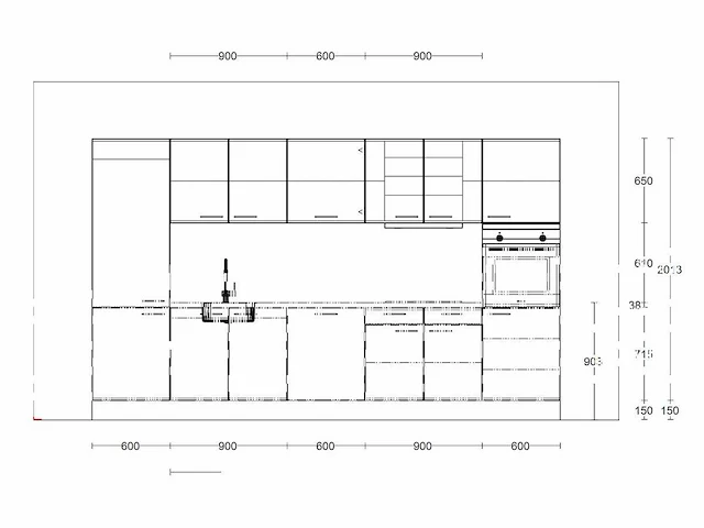Häcker concept130 scala greige - rechte keuken opstelling - afbeelding 17 van  18
