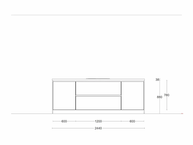 Häcker concept130 top brillant wit direktlak glanzend - afbeelding 10 van  19