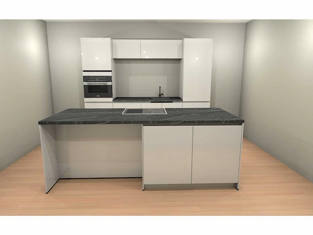Häcker concept130 top brillant wit direktlak glanzend - afbeelding 1 van  19