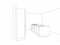 Hacker concept130 topsoft kristalwit mat - eiland keuken opstelling - afbeelding 16 van  29