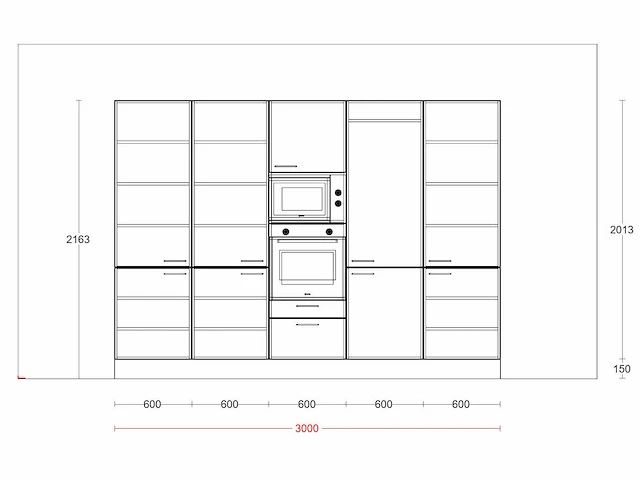 Hacker concept130 topsoft kristalwit mat - eiland keuken opstelling - afbeelding 20 van  29