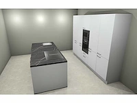 Hacker concept130 topsoft kristalwit mat - eiland keuken opstelling - afbeelding 24 van  29