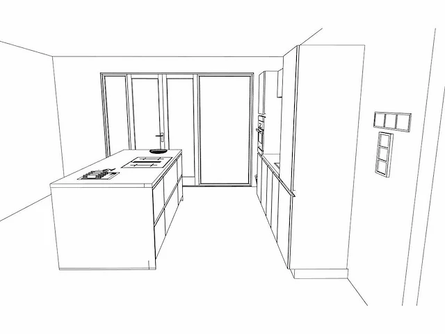 Häcker concept130 topsoft mat satijn lak eiland keuken - afbeelding 9 van  31